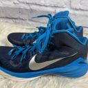 Nike 2014 Women's  hyperdunk blue basketball athletic shoes size 8 Photo 5