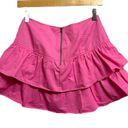 The Moon Day +  hot pink tiered denim skort size Small NEW Photo 5