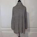 Hinge NORDSTROM  SEATTLE GREY BALLON SLEEVE RIBBED KNIT CARDIGAN Photo 2