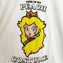 Nintendo Super Mario Peaches Costume T-Shirt Womens Size XL Graphic Print Tee Multicolor Photo 1