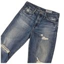 AG Adriano Goldschmied  Womens Blue The Phoebe Vintage High rise Tapered Jeans 28 Photo 3