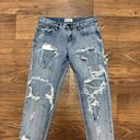 One Teaspoon  Jeans Womens Size 24 Low Rise Distressed Boyfriend Grunge Y2K Photo 6