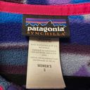 Patagonia  Aztec Tribal Synchilla T-Snap Pullover Fleece Women Size Small Purple Photo 1