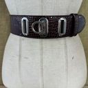 White House | Black Market WHBM Black And Red Wide Cinch Belt XS-S-M Photo 0