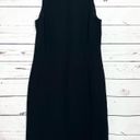 Jones New York  Signature Sleeveless Black Dress Size 6 Photo 6