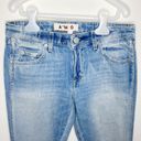 Amo Twist skinny light wash distressed jeans with front slit in sweet cheeks 27 Photo 67