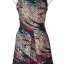 Hunter Bell  New York Black Metallic Paint Splatter Fit & Flare Mini Dress, Sz 2 Photo 2