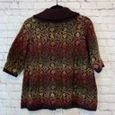 DKNY  Jeans Knit Multicolored Short Sleeve Cardigan Photo 1