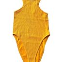 ZARA  Limitless Contour Collection Racerback Bodysuit Yellow Size XSmall to Small Photo 8