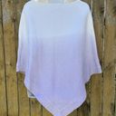 Barefoot Dreams  Cozychic Ultra Lite Ocean Breeze Violet Ombré Poncho one size Photo 11