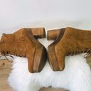 Ralph Lauren Denim Supply  Suede leather Shearling Lace-Up boots Bootie 9 Photo 7