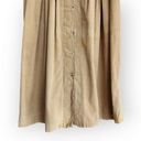 American Vintage Vintage Outback Red Tan Corduroy Button Down High Waisted Midi Skirt 24 Photo 2