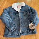 American Eagle Fleece Lined Denim Jacket Photo 0