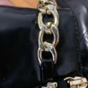 Betsey Johnson Black Gold Chain Boots Photo 7