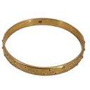 Madewell  Skinny Bumpy Dot Bangle Bracelet Gold Tone Photo 4