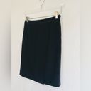 Kate Spade  Ulisse Wool Crepe Black Straight Pencil Skirt Size 0 Photo 2