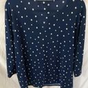 Chico's CHICO’S Blue/white polka dot Top- Business/Office style- size 4 (US size XXL) Photo 5