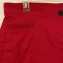 kim rogers  Comfort Waist Crop Pants size 12 brand new color red two front pocket Photo 4