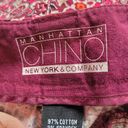 New York & Co. Manhattan Chino Shorts in Pink and Red Print Photo 8