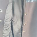 Etcetera  Cotton And Leather Coat Lined Brown Black Size 6 Photo 4