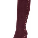 Ralph Lauren Lauren by  Suede Atherton Burgundy Tall Boots Sz. 10 Photo 1