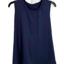 Halara  Navy Blue Workout Top Open Back Keyhole Detail Quick Dry XL New Photo 0