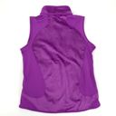 Peter Millar  Fleece Vest Warmth 4E Womens L Sleeveless Full Zip Soft Purple NWT Photo 3