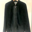 Preston & York  Genuine Black Leather Suede Jacket EUC Photo 1