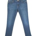 DL1961  Womens Toni High Rise Cropped Stitch Raw Hem Blue Denim Jeans Size 26 Photo 0