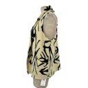 Rory Beca  Cream & Black Bird Print Sweater Knit Vest Size Small Photo 3