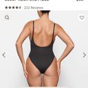 SKIMS Size XL Onyx Black Scoop Neck One Piece Swim Suit Bathingsuit Women's Photo 11