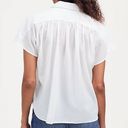 Madewell  Cap-Sleeve A-Line Top -Eyelet White Business Casual XS Basic Neutral Photo 2