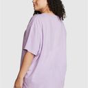 Victoria's Secret NWT Oversized Sleepshirt Lavender Purple VS Pink Logo Photo 3