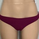 PilyQ New.  plum and rose metallic bandeau top. M-top/S-bottoms Photo 7