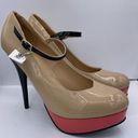 Mossimo Supply Co Mossimo glossy platform high heels women’s Size 10 Photo 1
