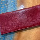 wilson's leather Wilson’s Leather Pelle Studios Red Leather Wristlet Purse Photo 2