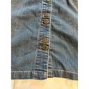Krass&co NY& modest denim midi length button front jean skirt 12 Photo 2