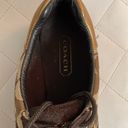 Coach  Katelyn sneakers 8.5M women's Q048 signature tennis shoes brown tan gold Photo 5