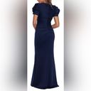 XScape NWT  Ruched Fit & Flare Gown Midnight Blue Size 10 Photo 3