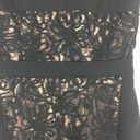 Black Halo  Wyatt Black Lace Embroidered Sheath Midi Dress Size 0 Photo 9