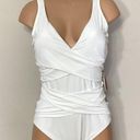 Tommy Bahama New.  white cross front swimsuit. Size 14. Retail $140 Photo 0