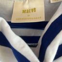 Maeve  by Anthropologie Blue and White Striped Top Photo 1