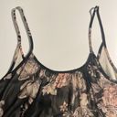 Audrey  Spaghetti Strap Brown Floral Anthro Boho Size Large EUC #2522 Photo 1