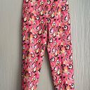 ZARA Med Pleated Pants Psychedelic Print Floral Paisley '70s Retro Straight Leg Photo 1