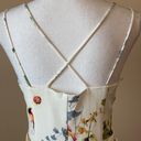 Oasis  | Cream Floral Midi Dress Sz 12 Photo 17