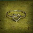 infinity Heart Ring sz7 Photo 0