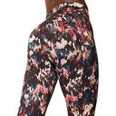 Sweaty Betty Super Sculpt Pocket 7/8 Leggings Abstract Floral Print High-Rise XS Photo 2