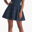 Hill House Home Cher Blue Stewart Plaid Mini Dress Size Small Photo 0