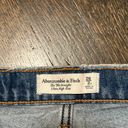 Abercrombie & Fitch Ultra High Rise 90s Straight Blue Jeans Photo 2