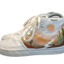 Daisy BANGS Desert  Embroidered High Top Sneakers White Womens 5.5 Shoes Lace Up Photo 3